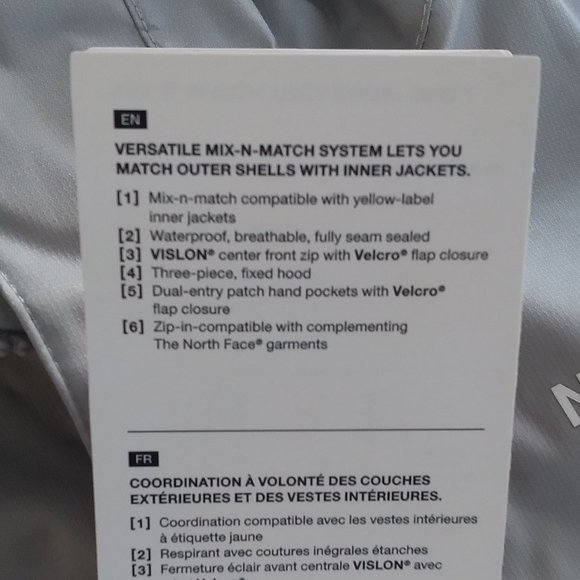 🆕 The North Face Girls' Mix-N-Match Triclimate Shell, XS and SM -Meld Grey, NWT - Picture 12 of 16